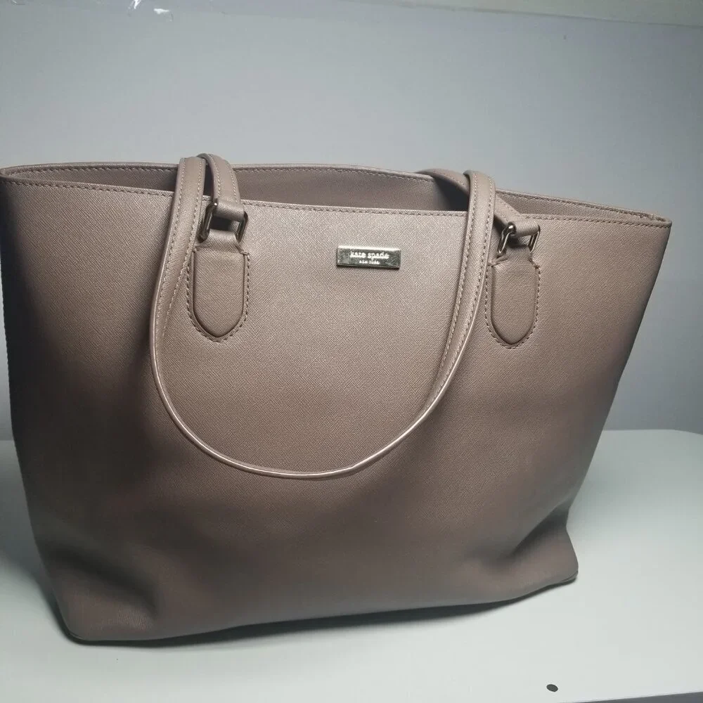 Kate Spade Women's Laurel Way Reese Satchel Taupe Large Bag